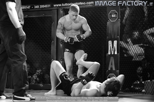2011-05-07 Milano in the cage 0994 Mixed Martial Arts - 81 Kg - Marvin Vettori ITA - Erno Stefko UNG